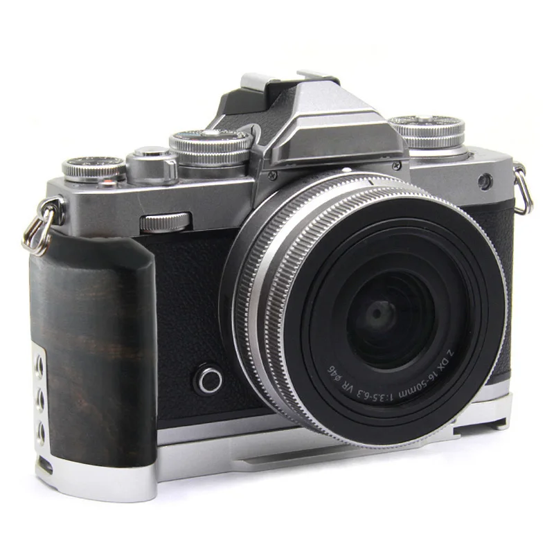 Cozyshot-木製カメラlブラケット、Nikon zfc用ハンドグリップホルダー