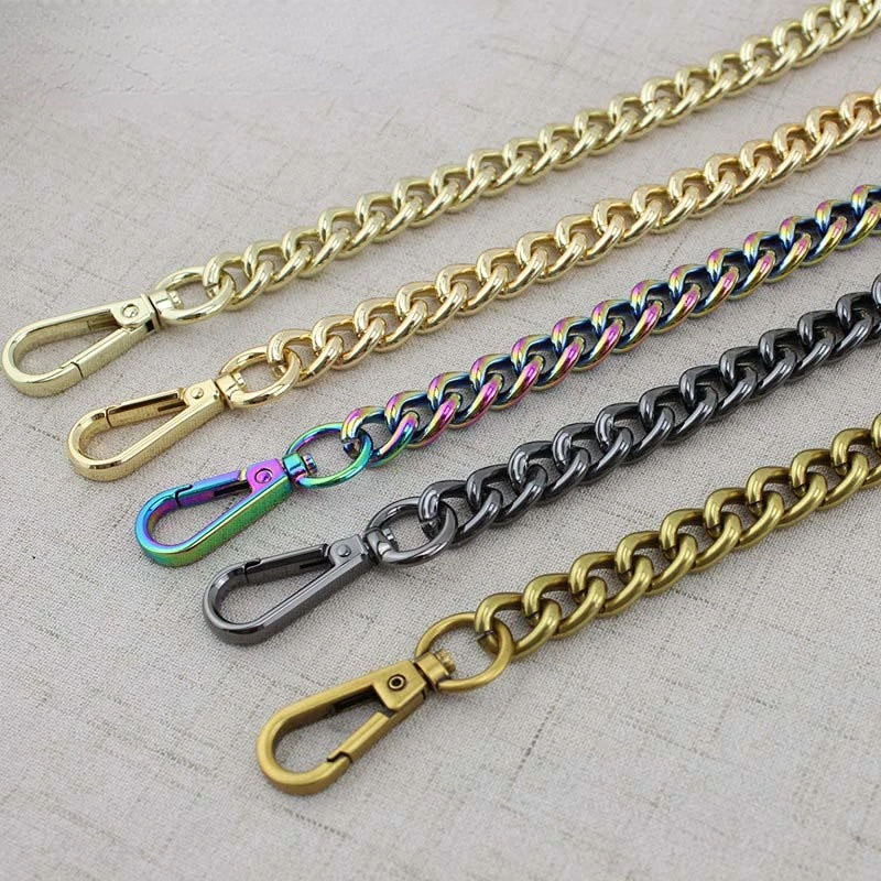 60-130cm Aluminum Chain Bags Purses Strap Accessory Replacement Bags Chain Shoulder Bag Handle Accessorie Free Shipping