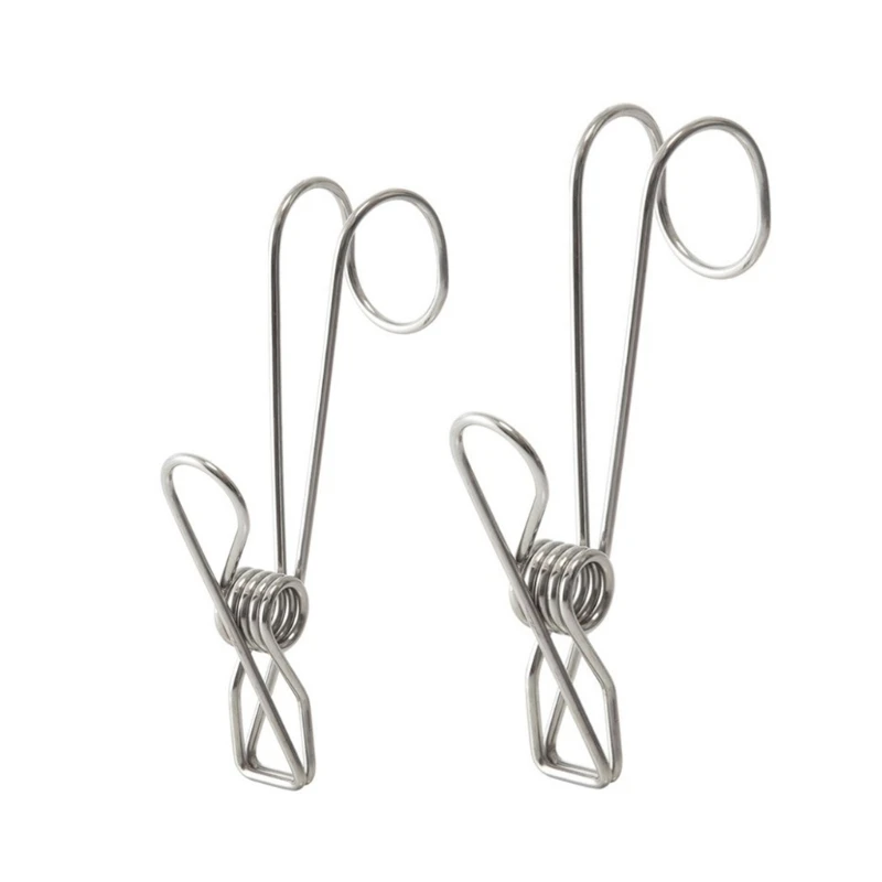 

Pack of 20 Stainless Clothes Clip Metal Clamping Hook for Sheets and Garments