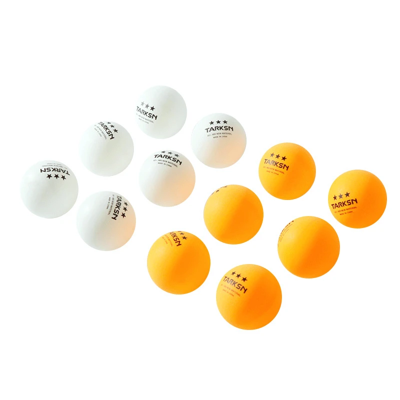 TARKSN 40+ ABS New Material Table Tennis Balls 3 Star 2.8g Ping Pong Balls for Club School