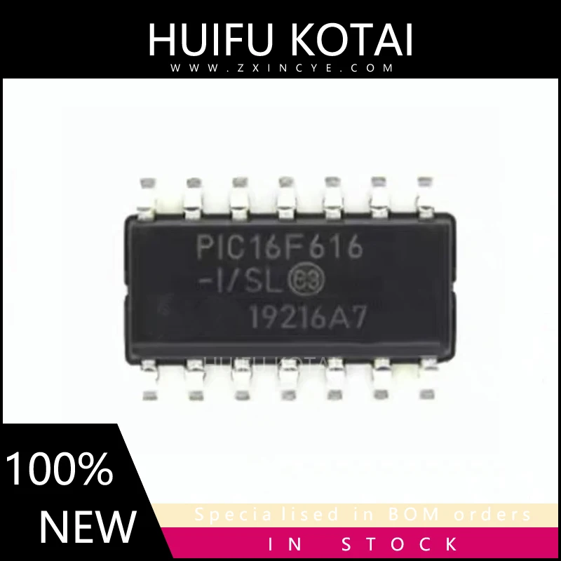 

1 шт. PIC16F616-I/SL PIC16F616 SOP14, новый инвентарь в наличии