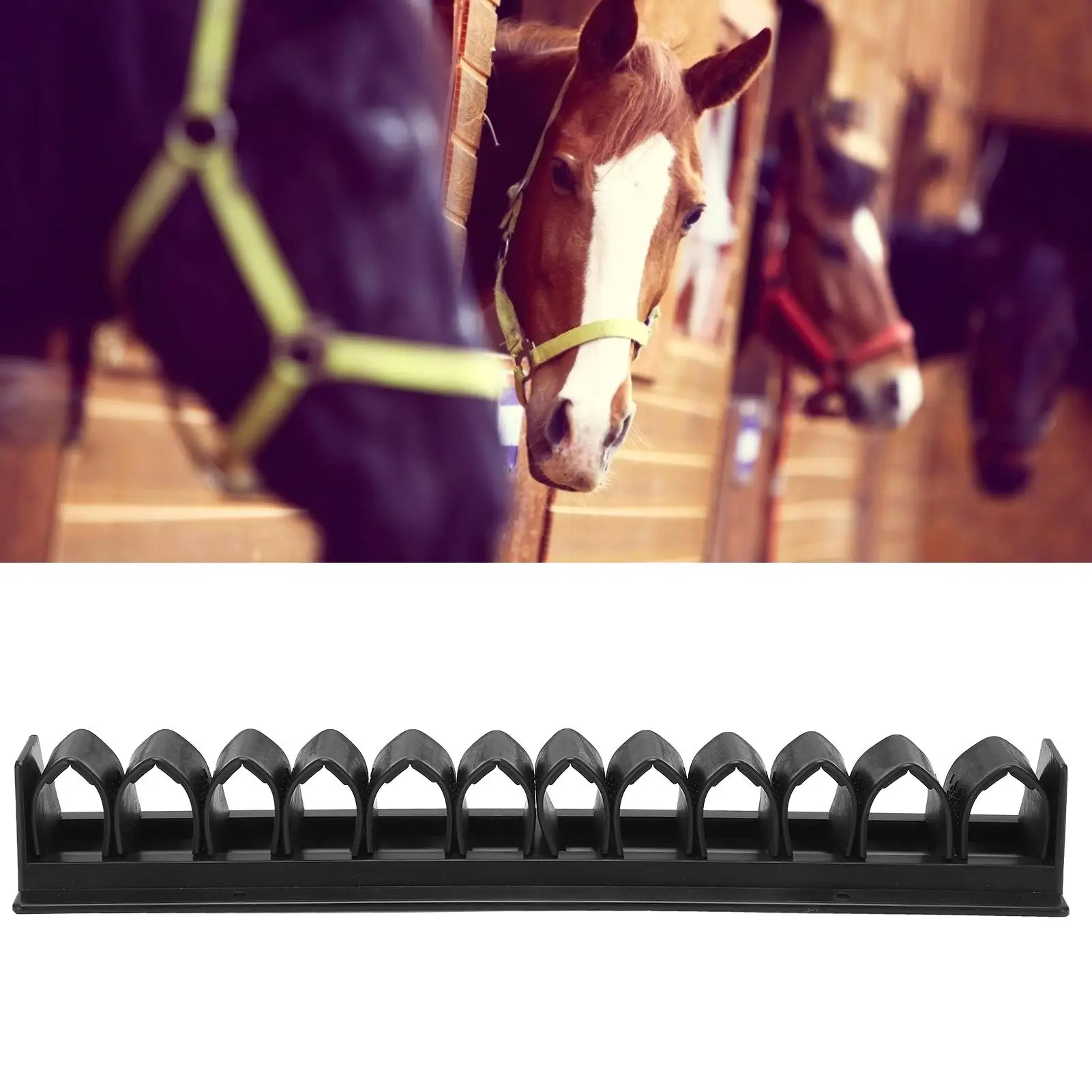 Wall Mounted Plastic Whip Rack-Horizontal Storage Hanger for Whips