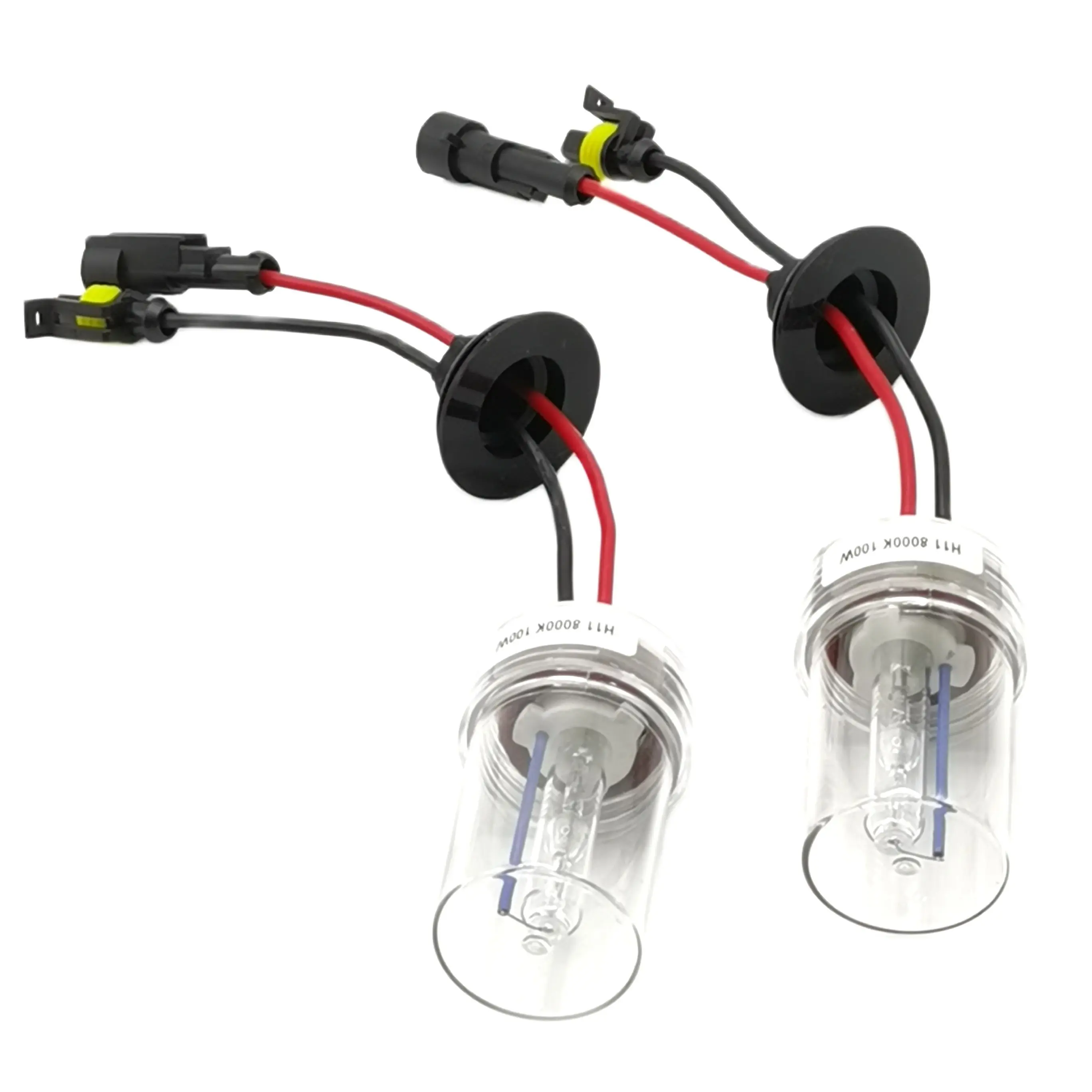 Ceramic 100W H1 H3 H7 h8 h9 H11 9005 9006 D2H 8500LM 4300K 6000K 8000K 12v AC Cars Heavy Duty HID Headlights Harness