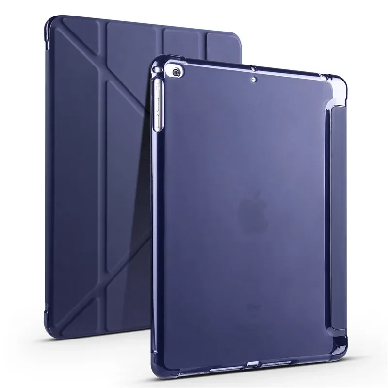 Premium PU Leather Fold Stand Case with Pen Holder