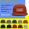 New Customizable Logo Flat-brimmed Baseball Caps for Men and Women Summer and Autumn Breathable Sunscreen Casual Snapback  Hats 1