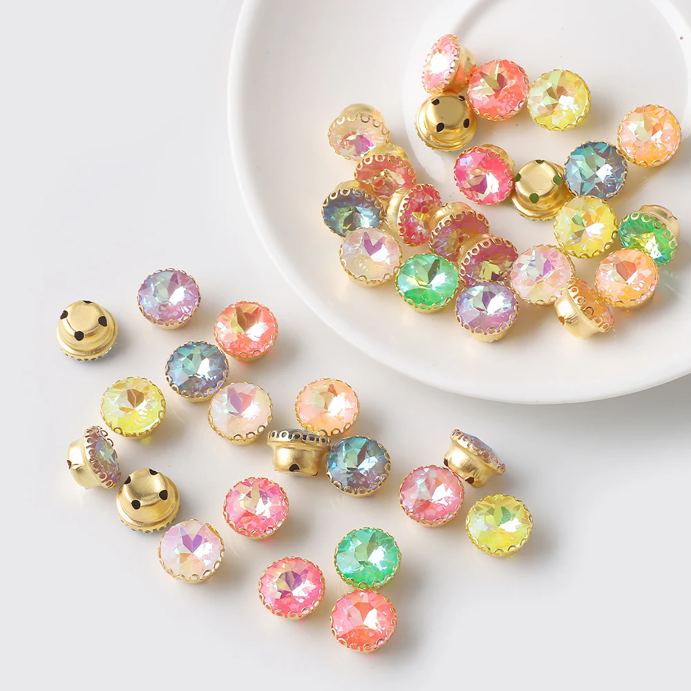 100/50/20 Pezzi, Perline Di Vetro A Goccia Da 10*14mm Con Artiglio - Foto 7