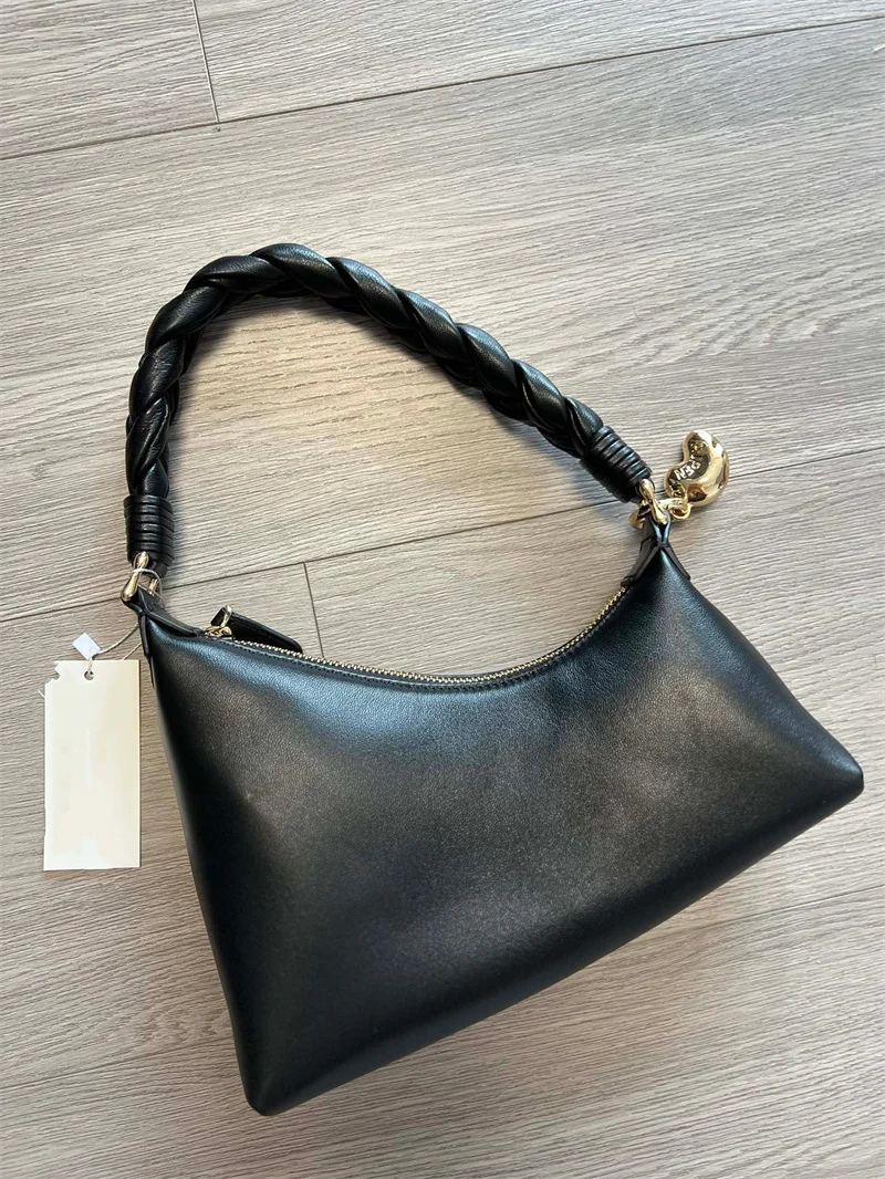 

Piccole signore ammuffite e ammuffite stesse mezzaluna borsa a tracolla di alta qualità Fried Dough Twists treccia