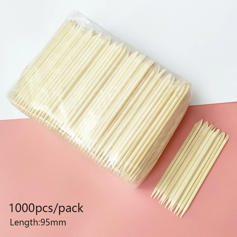Orange Sticks for Nails Nail Cuticle Pusher Dead Skin Remover Nail Maincure Pedicure Tools 1000pcs nail care kit manicure tools manicure pedicure kit manicure set nail art pusher nail manicure tools manicure pedicure tools cuticle pusher nail manicure sticks dead skin remover