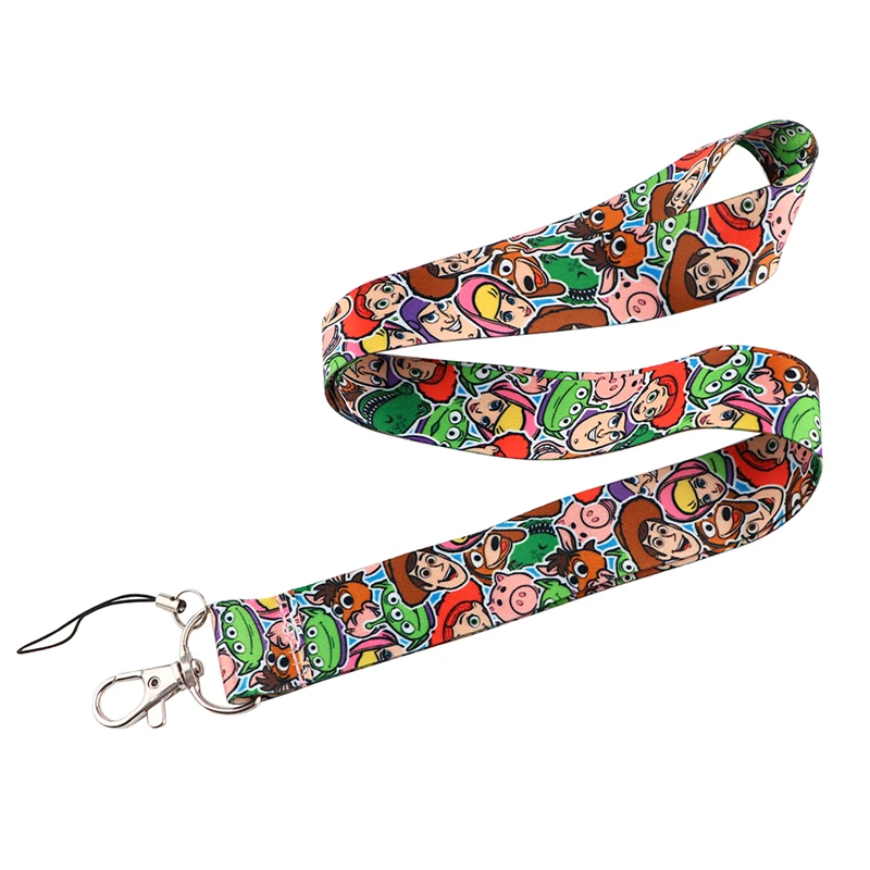 Toy Story Divertente Portachiavi Cordini Porta Badge Identificativo Carta D'Identità Pass Palestra Porta Cellulare Porta Badge Portachiavi Nastri