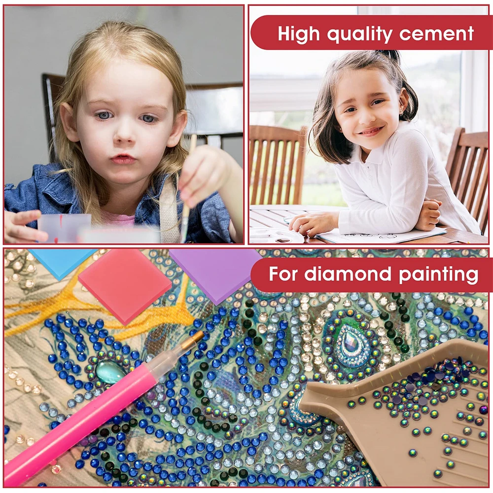Stylo Pour Peinture Diamant (diamond Painting) - Forme Vase - Lot De 10 - Outil Créatif Pour DIY
