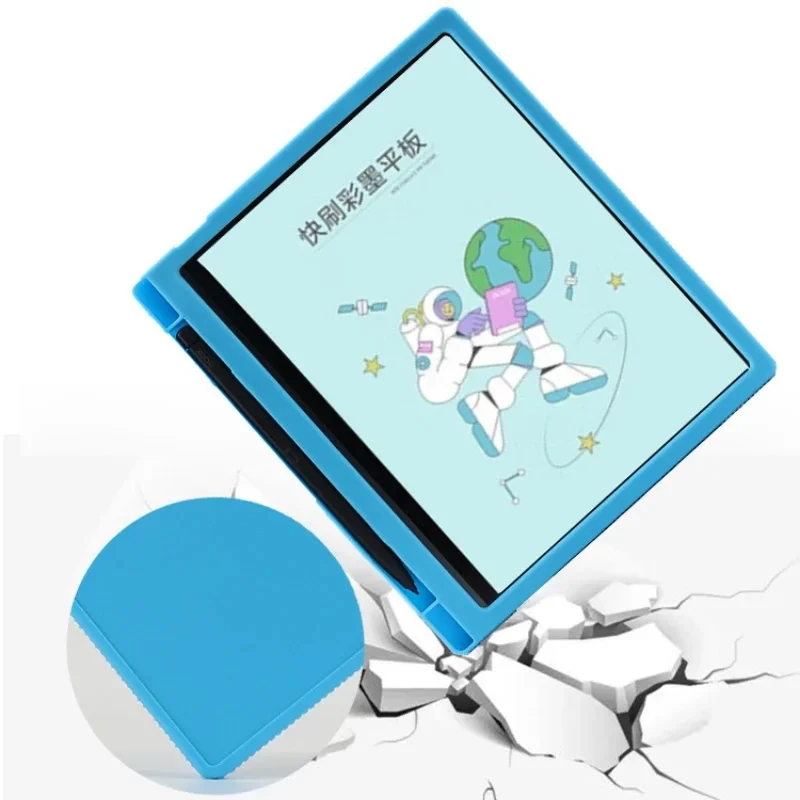 Premium Protective Case with Pencil Holder for 10.3 eBook, Slim Silicone Back Cover
