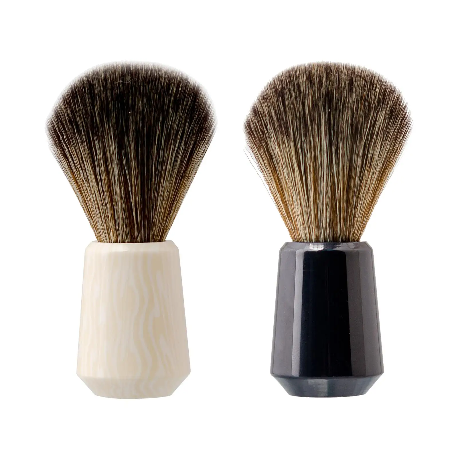 Shaving Brush Easy Foaming Accessories Father Day Gifts Lightweight Resin Handle Nylon Bristles for Barbershop Salon Home Travel