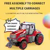 1:24 Farmer's Car 2.4G Remote Control Electric Ransport Truck Dump Truck Water Tanker Children's Remote Control Car Gift 3