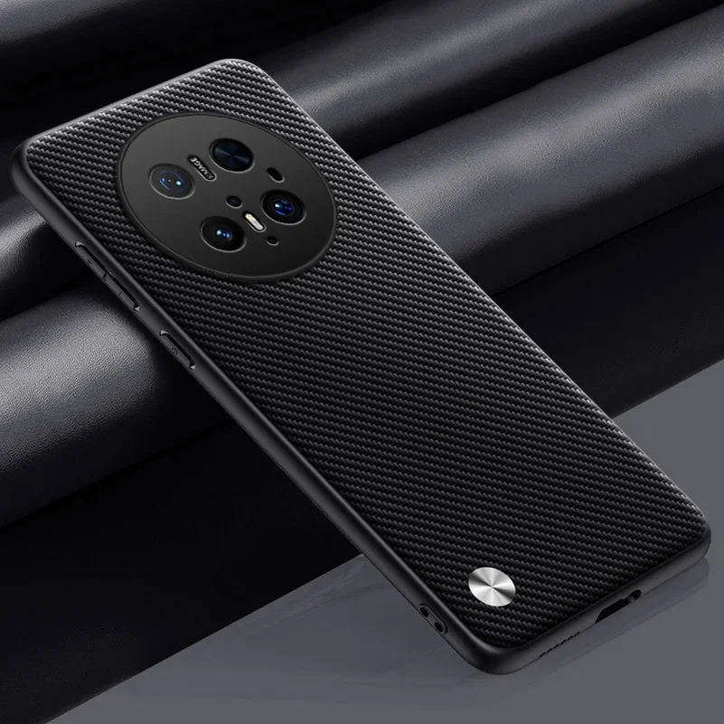 Premium PU Leather Shockproof Matte Hard Case with Camera Protection