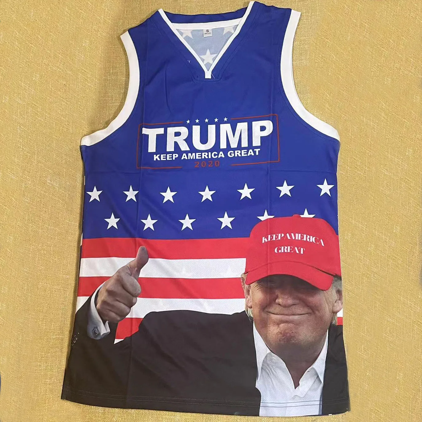 TRUMP 20 Basketball Jersey Printed KEEP AMERICA CREAT Jersey