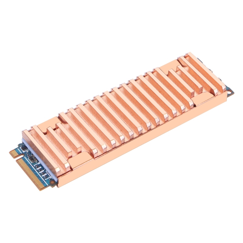 B0KA M.2 NGFF Solid State Hard Drive Heatsink Ultra Thin Pure Copper Radiator Cooler for M2 NVME NGFF 2280 PCIE SSD 70x23mm