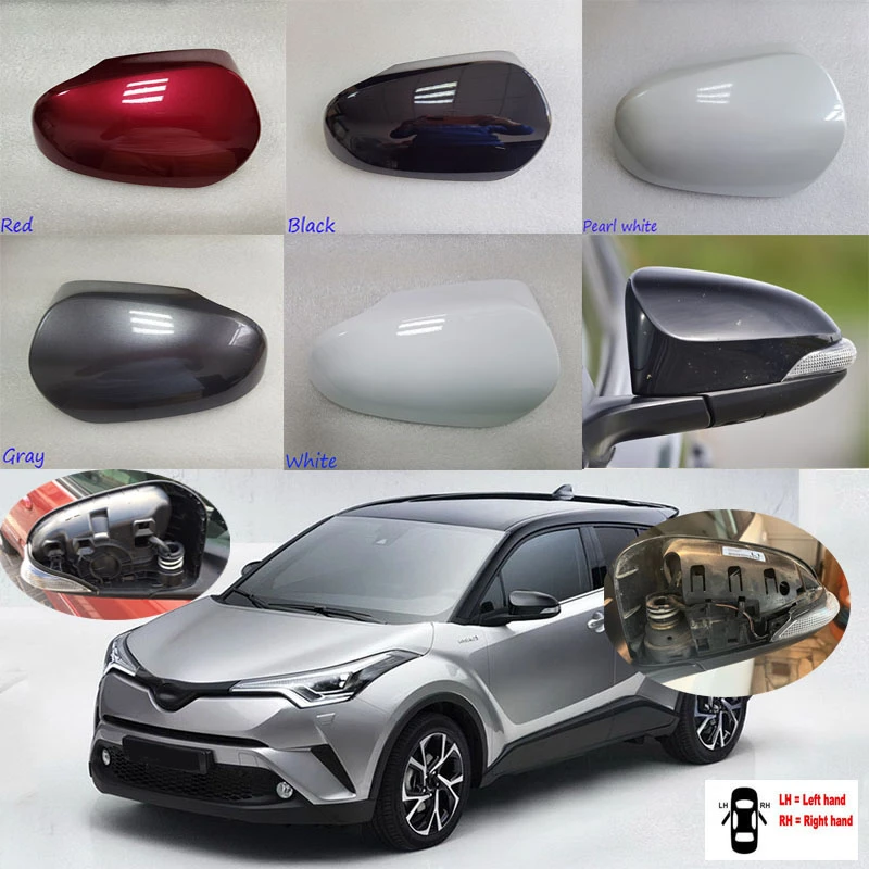 Original Car Accessories For Toyota CHR 2016~2021 Rearview Mirror Cover ...