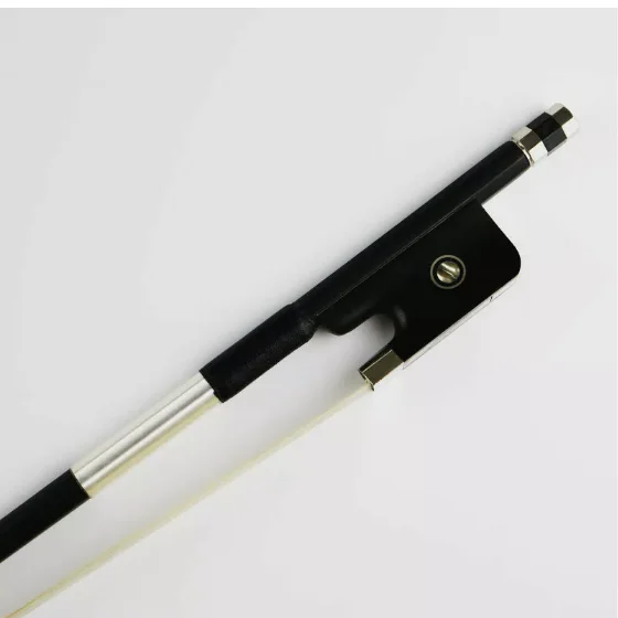 New 4/4 Advanced Black Carbon Fiber Viola Bow well balanced viola bow