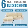 Elastic Sofa Covers Solid Colors Sofa Cushion Cover for Living Room Spandex Funiture Protector Couch Cover Chaise Lounge Cover 5