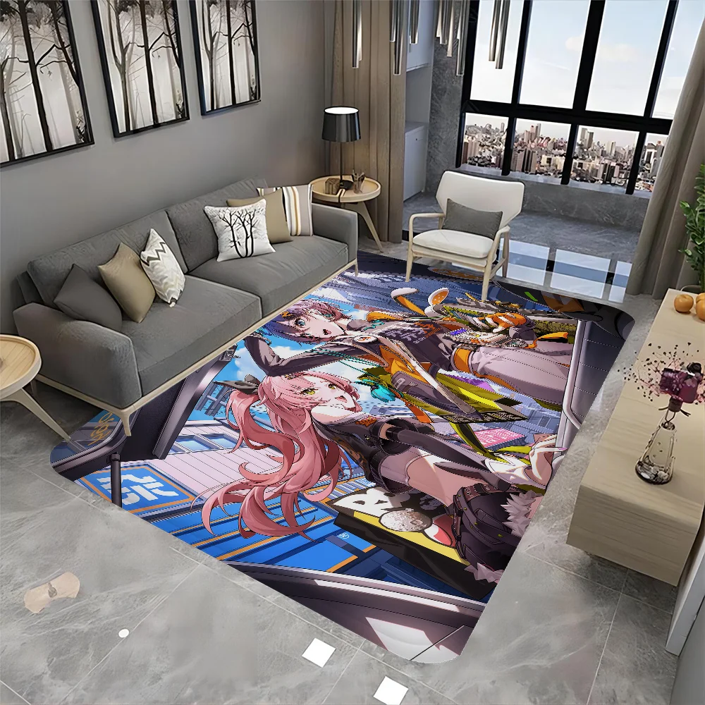 Zenless Zone Zero Door Mat Kids Room Bedroom Decoration Balcony Anti-Slip Doormat Living Room Doormat Area Rug 5