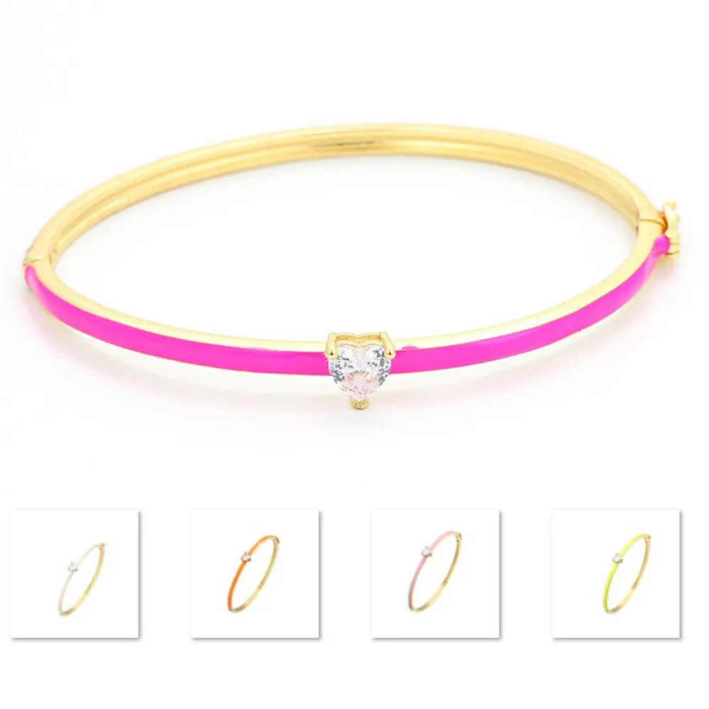 

Новый браслет в виде сердца с бриллиантами