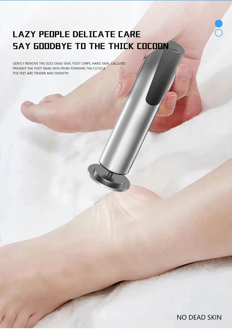 Description Picture 4 of itemCallus Remover Feet 6 Gears Foot Sandpaper File for Heel Pedicure Tool Recharegable Foot Dead Skin Remover Foot Corn Exfoliation