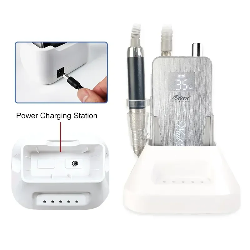 Main Motor for TP322 Nail Drill Replaceable Motor Base No Contain Pen High-end Nail Salon Brushless Polish Machines Accessories 6