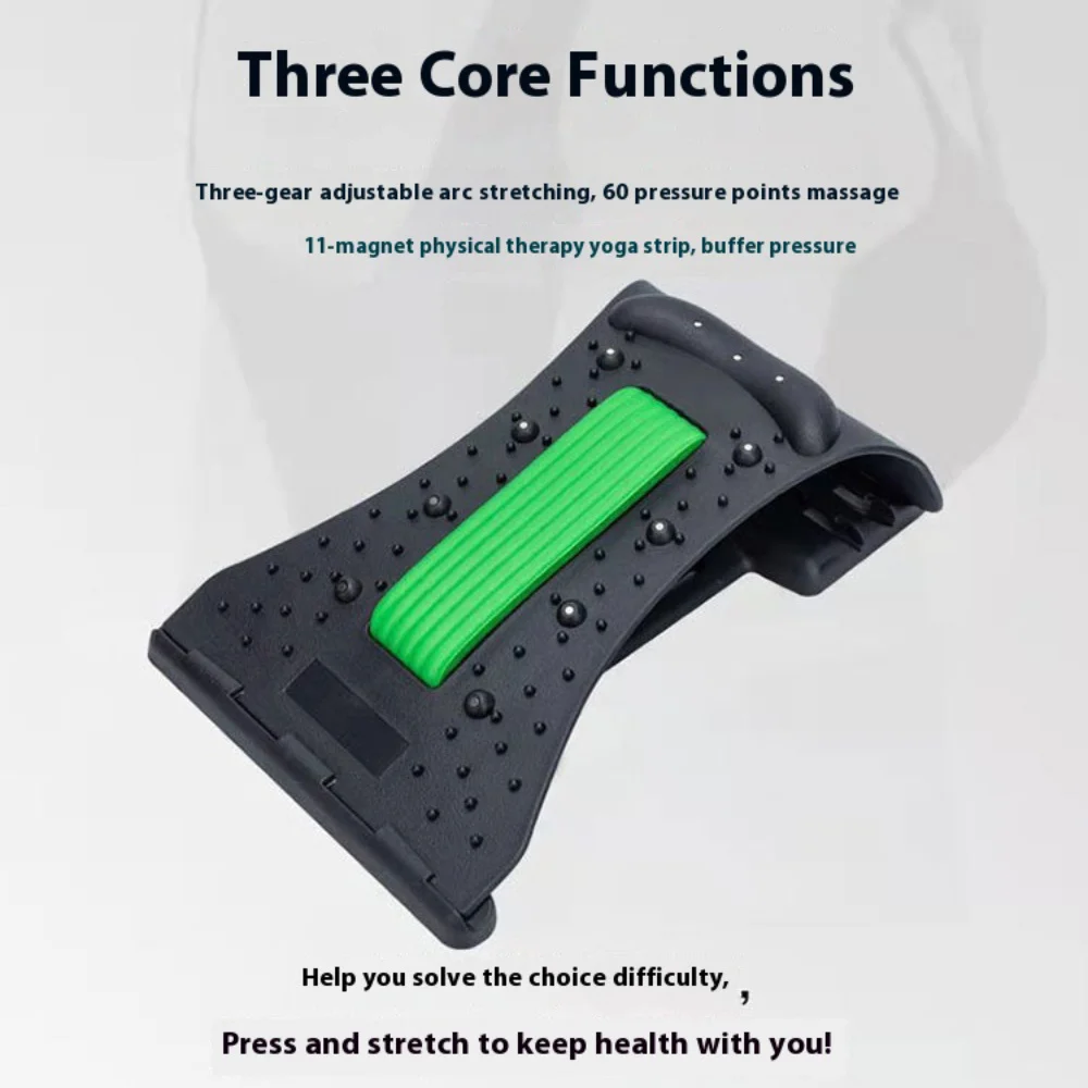 Cervical Spine Corrector Lumbar Back Stretcher Home Neck Support Traction Device Top Waist and Back Opening Waist Fitness