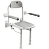 *The elderly bathroom folding stool folding chair with legs with armrests non-slip shower stool wall hanging 1