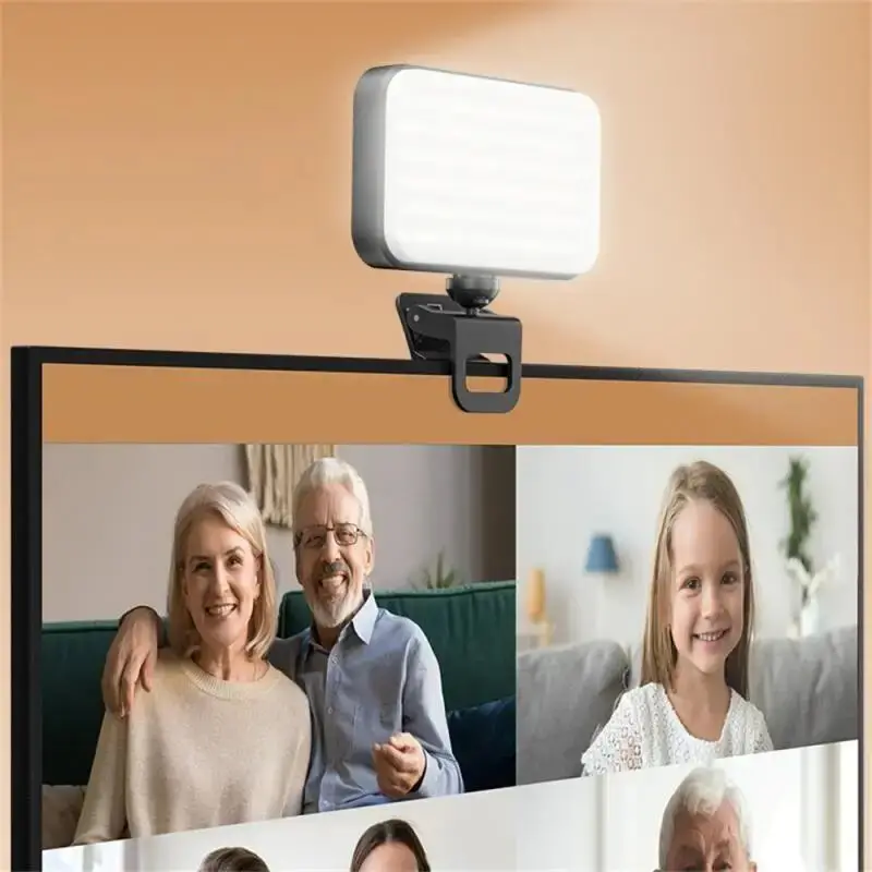Pocket LED Selfie Light For IPhone IPad Mobile Phone Laptop Clip Flash Fill Video Photo Ringlight Photography Lamp