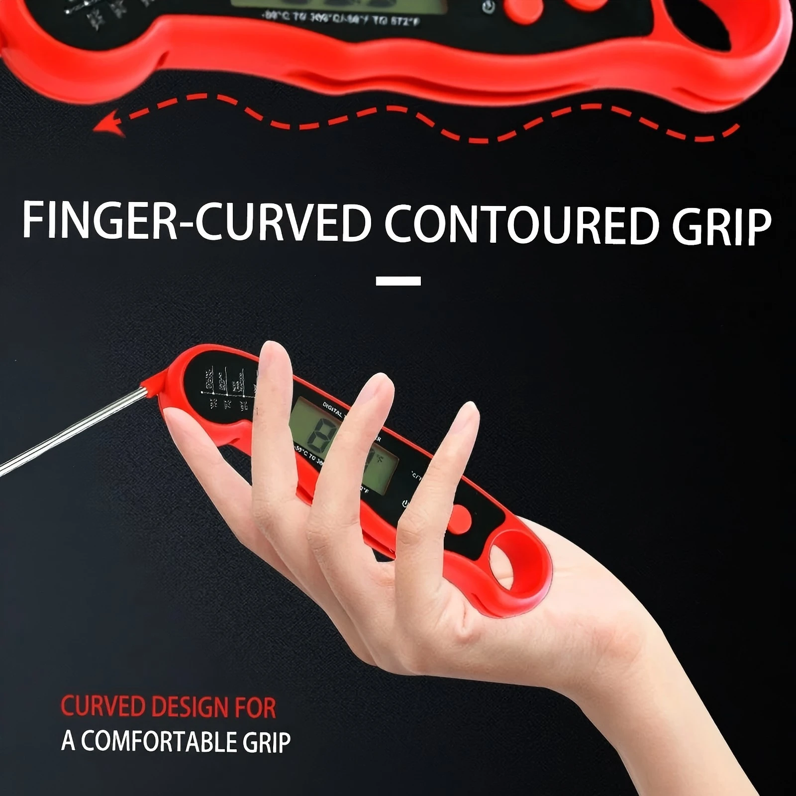 Digital Food Thermometer for Cooking & Bakin 5