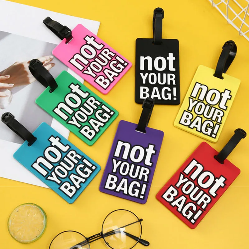 Creative Silicon Luggage Tags Suitcase ID Addres Holder Baggage Tag