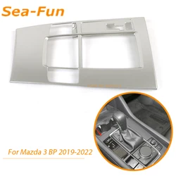 Cadre de panneau de changement de vitesse pour Mazda 3 Bp 2019 2020 2021 2022, accessoire intérieur en ABS chromé 
