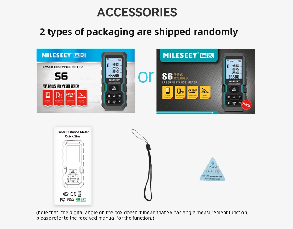 Mileseey X5 S6 Laser Tape Measure Laser Profesional Laser Distance Meter  Trena Rangefinder Laser Metro Laser