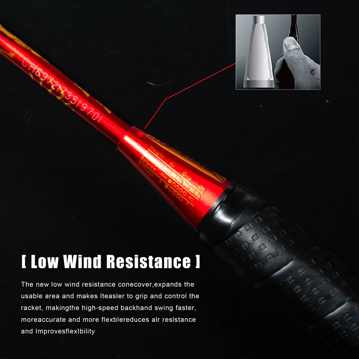 ALP QY 4U Fast Attack 95g Max 38 Lbs Badminton Racket Ultralight Carbon Fiber Racket Stringed Original ALPSPORT QY
