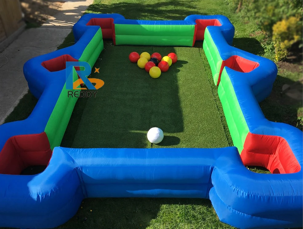 Inflatable Snooker Football Soccer Pool Table Inflatable Snooker Ball Set Billiard Billiards Sport Game