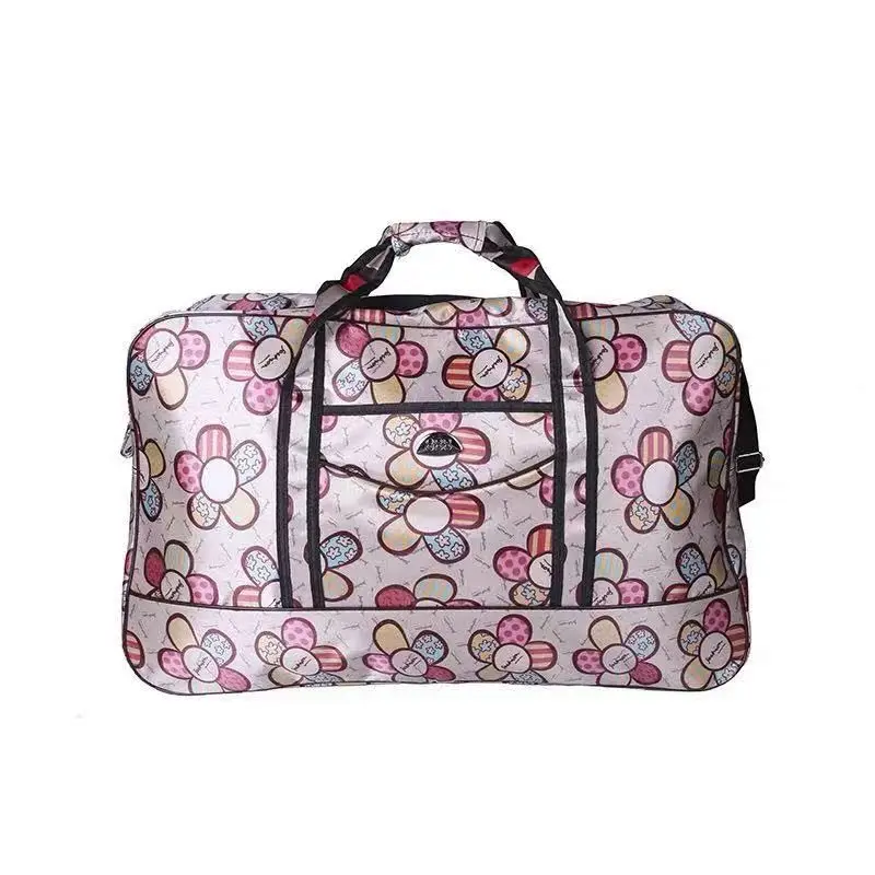 Women Travel Bags Handbags New Fashion Portable Luggage Bag Floral Print Duffel Bags Waterproof Weekend Duffle Bag