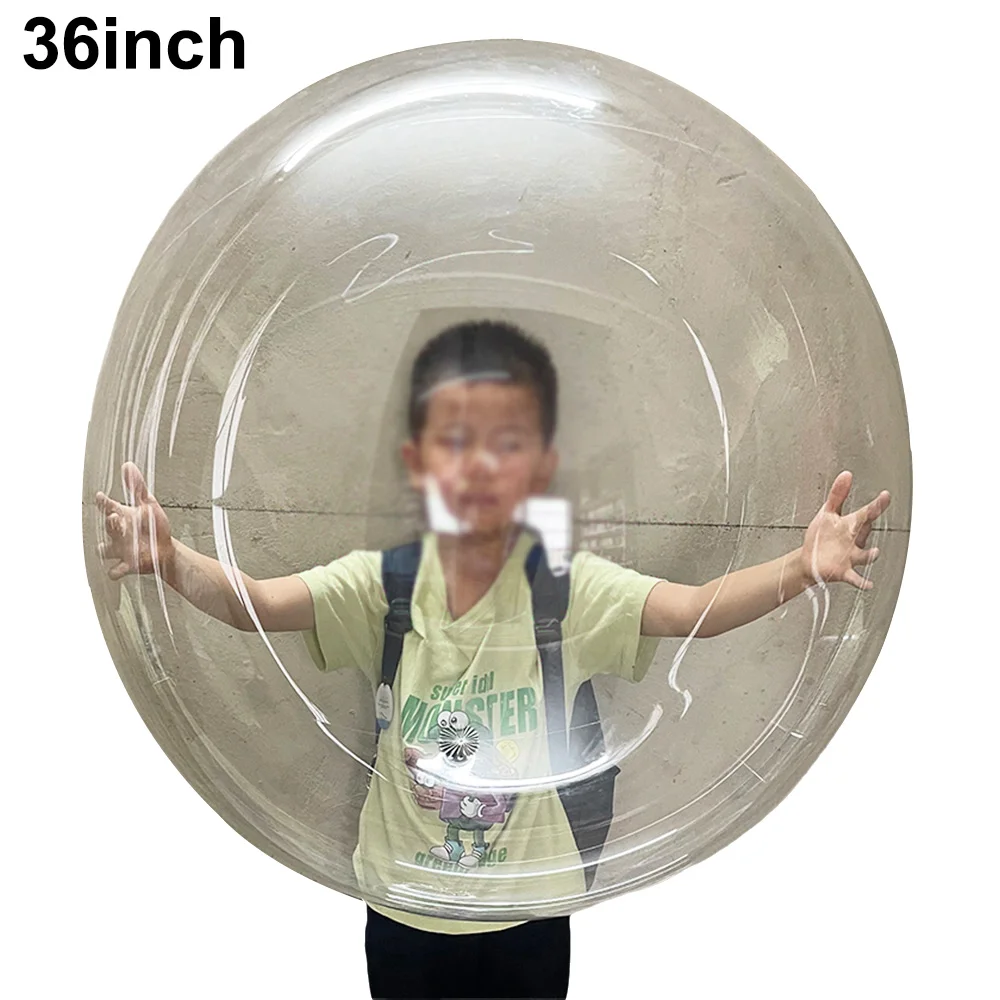 

3 pcs Giant Transparent Balloons Round BoBo Balloon Clear Balloon 36inch Wedding Birthday Christmas Party Decoration