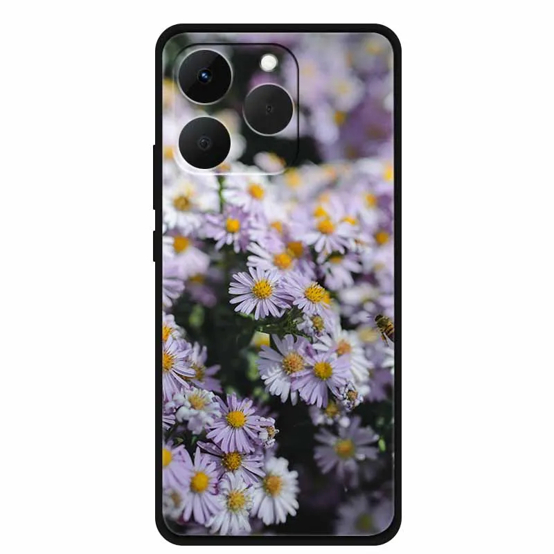 Sleek Black Silicone Phone Case - Soft TPU Protective Bumper Cover