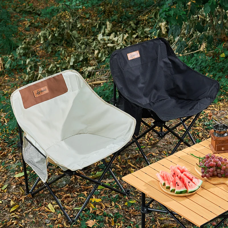 야외 스틸 튜브 접이식 의자, 레저 해변 캠핑 낚시 휴대용 좌석, 언제 어디서나 사용 가능, 비치 체어 
