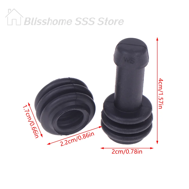 【S】2PCS 브레이크 상부 및 하부 펌프 캘리퍼 충격 흡수 장치 슬리브 더스트 커버 고무 디스크 방수 캡 오토바이 부품