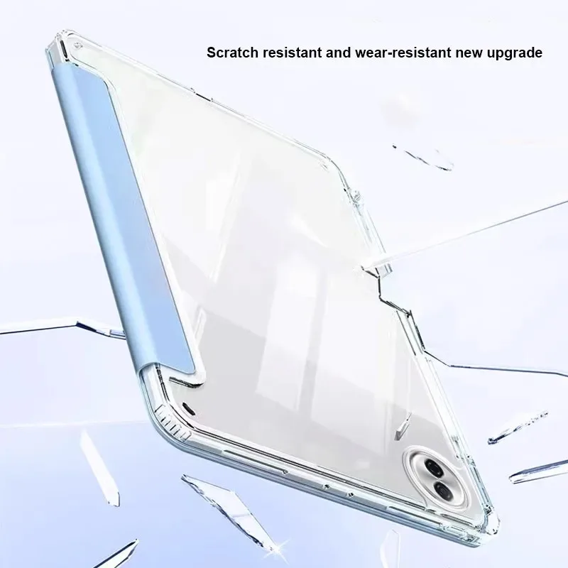 Sleek Acrylic Y-Folding Flip Case with Pen Slot