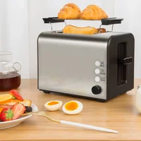 Toaster Household Breakfast Machine Small Baked Toast Sandwich Stainless Steel Toaster Hot Sandwich Maker  Bread Machine Maker 1