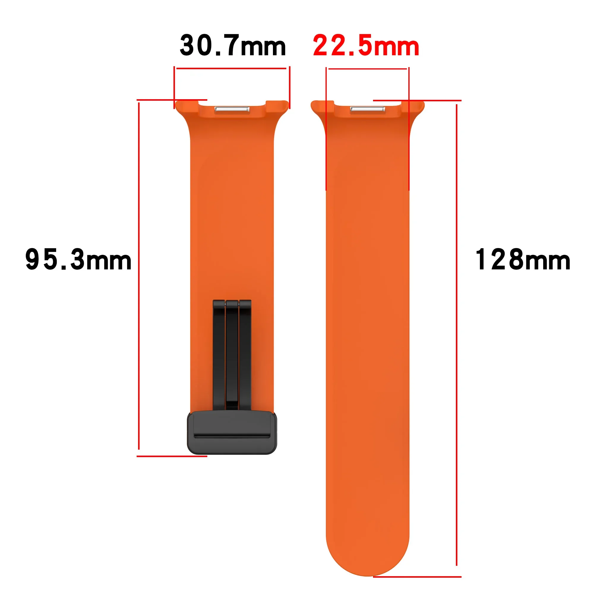 Magnetisches Silikonarmband für Samsung Galaxy Watch 9/8/8Classic 46-44-40mm Sportarmband für Galaxy 9 Zubehör – Detail 2
