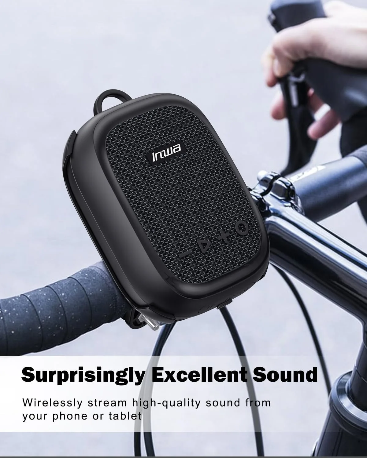 Bike Bluetooth Speakers Portable Mini TF Card Dual TWS Pairing Wireless Speaker with Mic Hardsfree for Cycling IP67 Waterproof