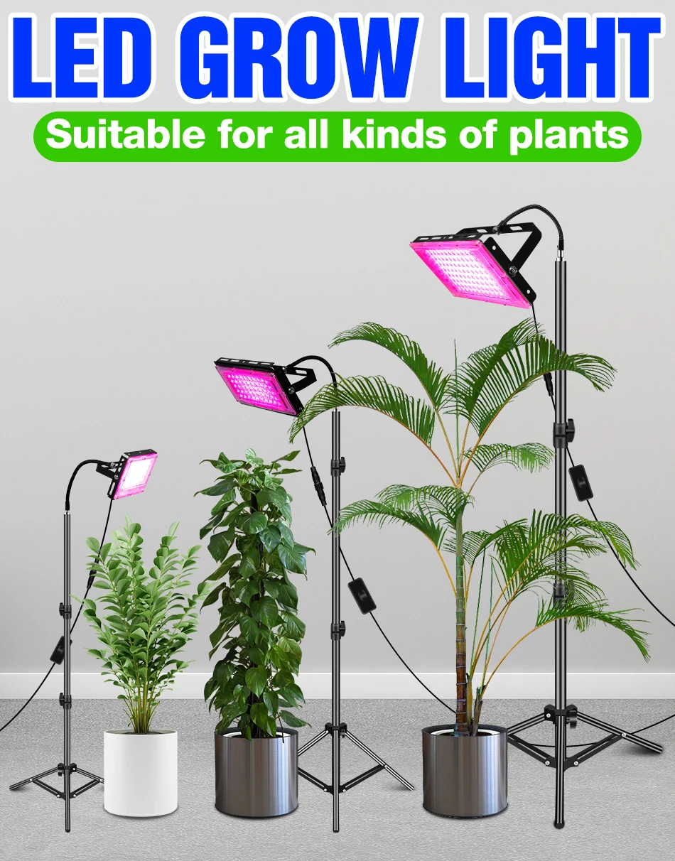 Description Picture 2 of itemIndoor Phytolamp For Plants Full Spectrum LED Grow Light Phyto Lamp Hydroponic Growth Light Greenhouse Led Lamp Plants Flowers