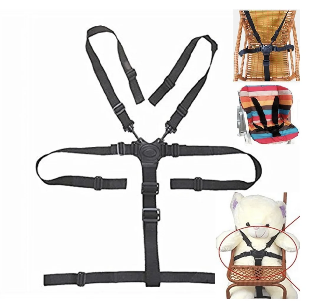 5 Point Harness buckle for High Chair Universal Baby Safe Belt buckles Replacement for Wooden High Chair 6