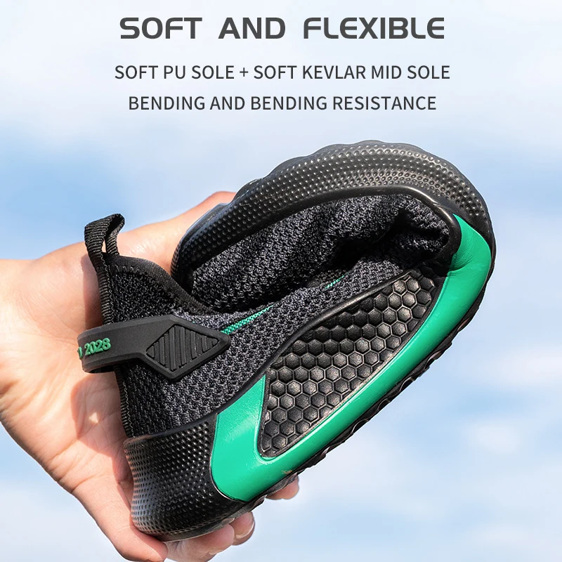 Fashion Sports Shoes Work Boots Lightweight Wear Resistant Sneakers Puncture Proof Crash Proof Protective Footwear Industrial