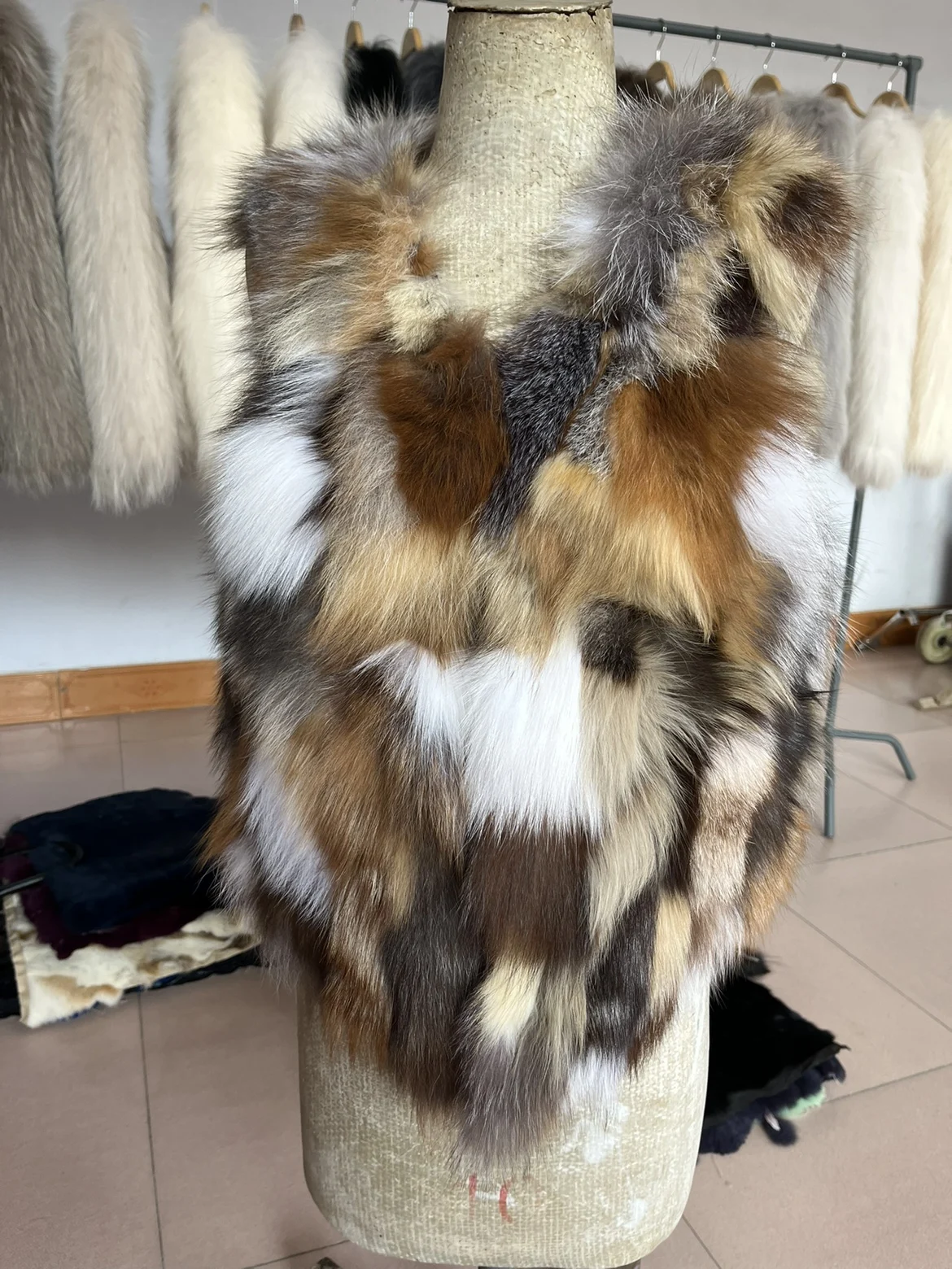 Fox real fur blanket how to make 