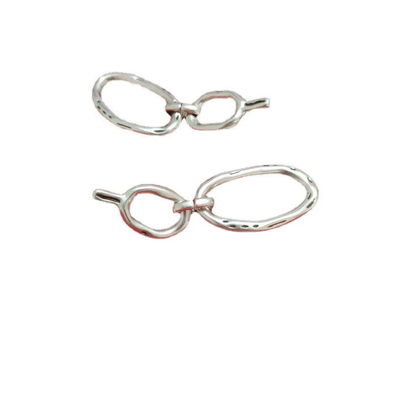 Yisheng alloy bead earrings, Silver clasp,  with logo, wholesale, new 2021, European fashion gift